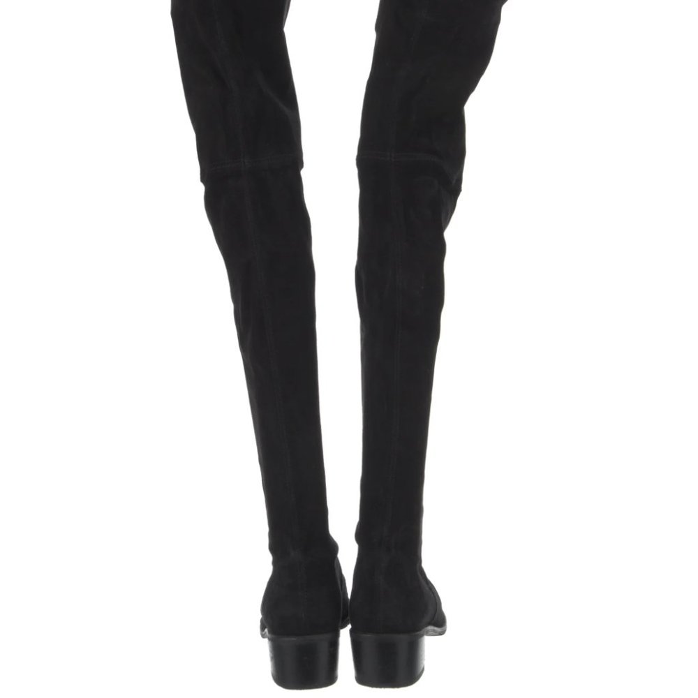 Stuart Weitzman Suede Sock Boots Sz 9 - image 3